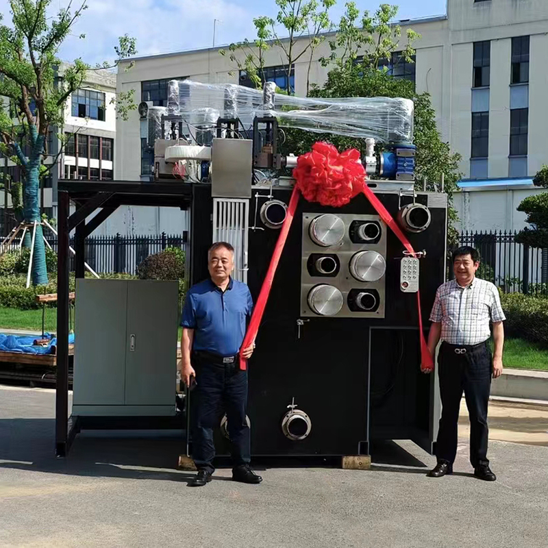 Tri-komponent Pilot Smältspinningsmaskin