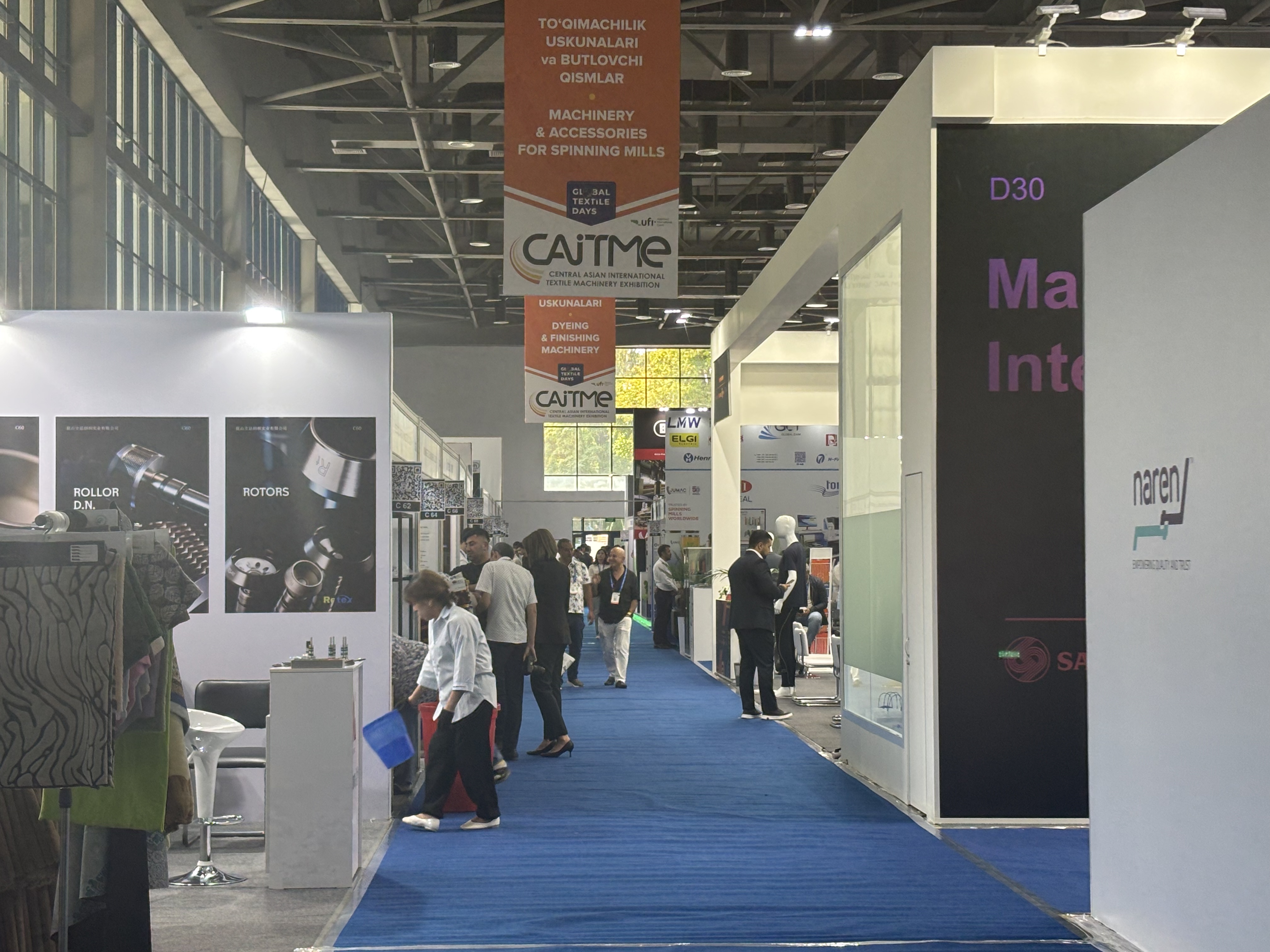 Jiaxing Shengbang visar upp innovativ smältspinningsteknik på CAITME 2025 i Tasjkent